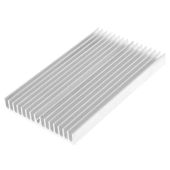 

1 PC 100*60*10mm Aluminum Heat Sink DIY Cooler For IC Chip LED Power Transistor