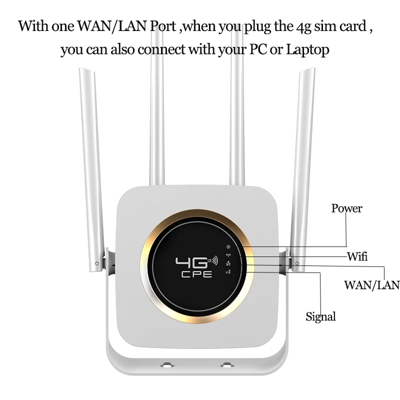 KuWFi 4G LTE маршрутизатор Lan порт беспроводной CPE 3000 мАч батарея 4G LTE модем 300 Мбит/с Мобильная точка доступа Wifi с слотом для sim-карты