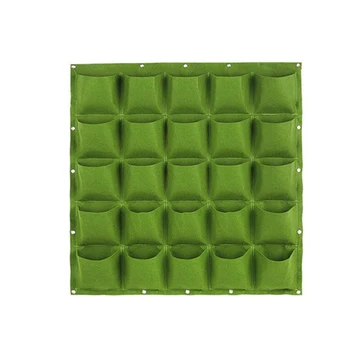 

Multi-Pocket Wall Hanging Planting Bag Vertical Flower Grow Pouch Planter Garden Durable Plant Flower Grow Bags
