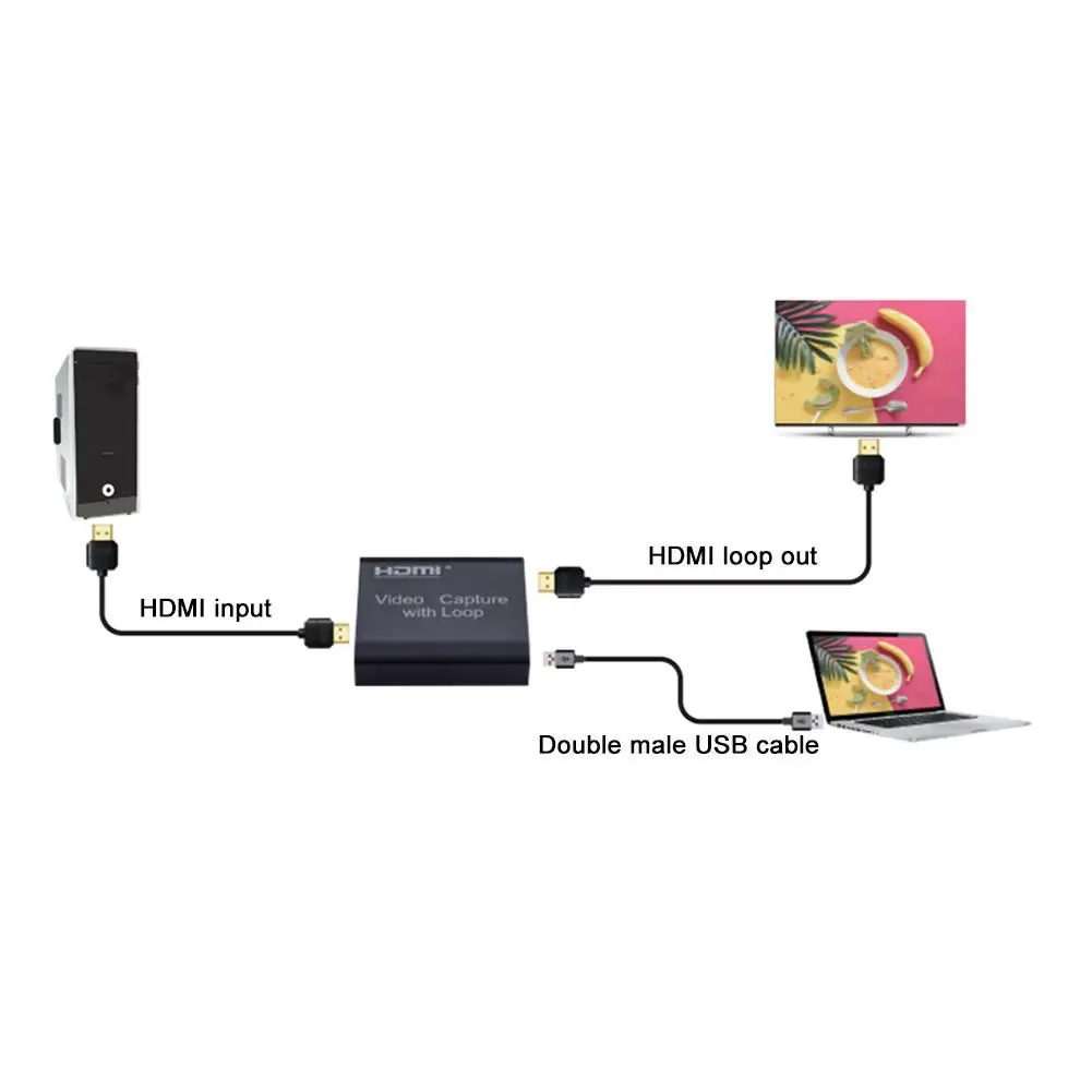 Устройство видеозахвата с HDMI на USB 2 0|Карты видео- и ТВ-тюнеров| |