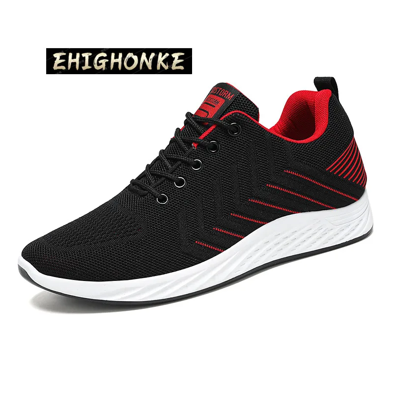 

2021 Men 's Vulcanized Shoes Sports Shoes Summer Mesh Casual Shoes Non-slip Light Shoes Breathable Rubber Adult Loafers Solid