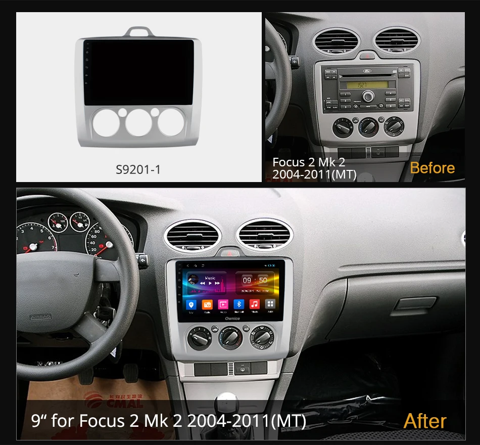 Ownice K1 K2 8 Core Android 1 автомобилей 2 Din Радио DVD плеер с gps навигатором для Ford Focus 2007 2015