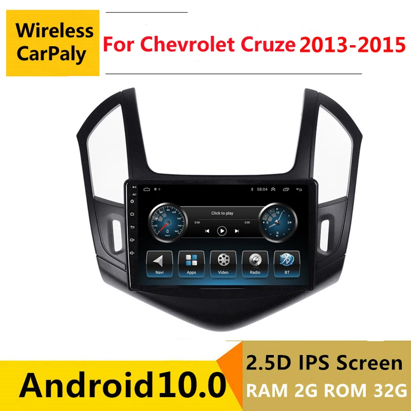 Автомагнитола 2 Гб ОЗУ Android для Chevrolet Cruze 2013 2014 2015 радио навигация GPS мультимедийный