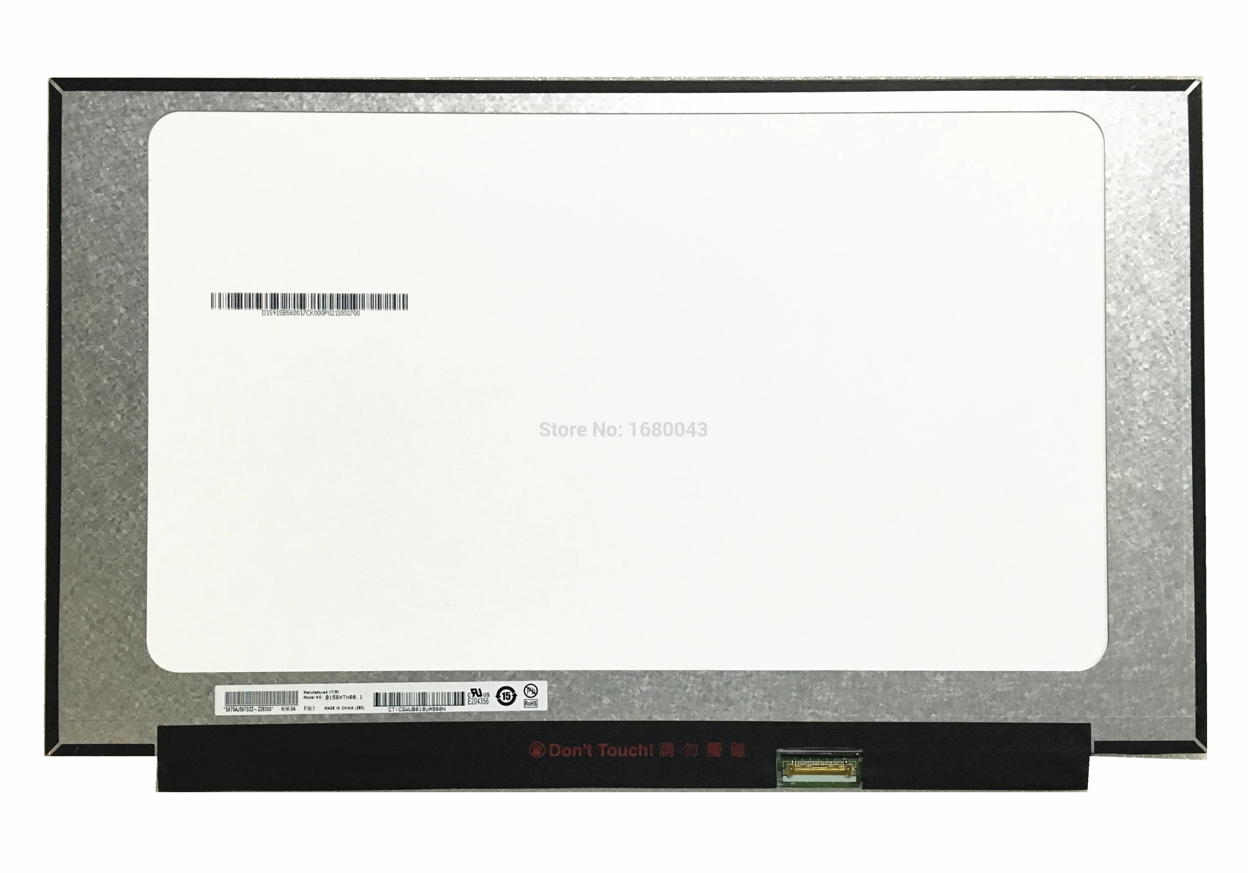 Écran LCD 15.6 Pouces B156XTN08.1 HW0B - Dalle De Remplacement Pour PC Portable - LED HD