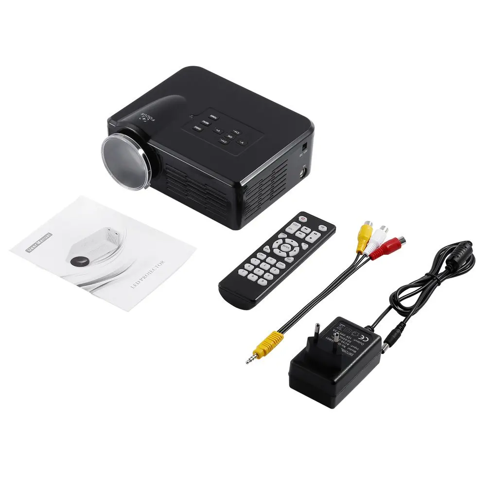 Мини светодиодный видеопроектор Портативный ТВ DVD игровой проектор lcd HD видео 3D домашний кинотеатр Образование HDMI VGA AV USB проектор BL-35