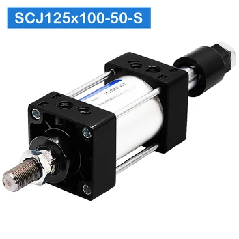 

SCJ125X100-50-S SC Pneumatic Cylinder Adjustable Stroke Cylinder SCJ125 with magnetic