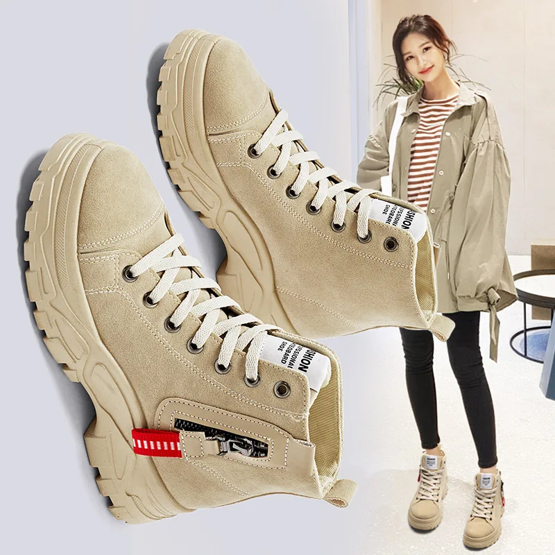 

Martin Boots Women's Korean-style Trend WOMEN'S Casual Shoes 2019 New Style Versatile Winter British Style plus Velvet High Stat