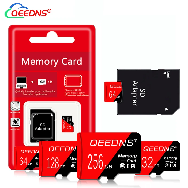 Оригинальная карта памяти Micro Card 256 ГБ 128 класс 10 8 16 32 флэш-память Mini SD TF-карта