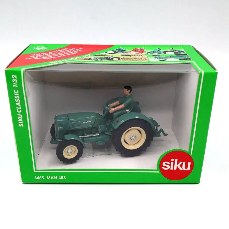 1:32 Siku 3465 классические мужские 4R3 трактора, игрушечные машинки, Diecast коллекция моделек