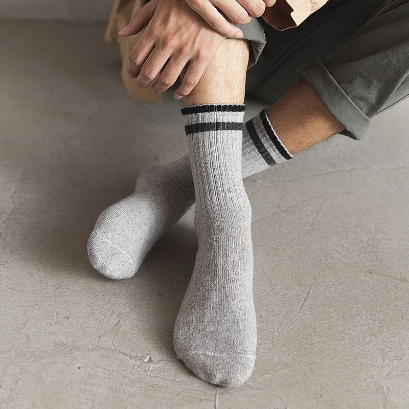 VERIDICAL Хлопковые компрессионные махровые носки мужские треккинговые официальные