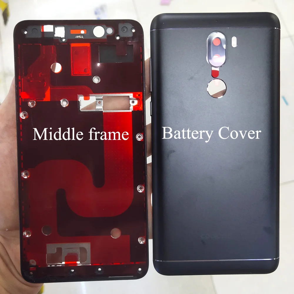 For Coolpad Cool Play 6 VCR-A0 LCD Faceplate Frame Front Middle Frame Housing Battery Door Back Cover Housing Case