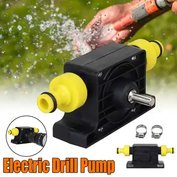 

Portable Electric Drill Pump Sinks Aquariums Pool Self Priming Transfer Pumps Oil Fluid Water Pump Hose Clamps Connectors Set