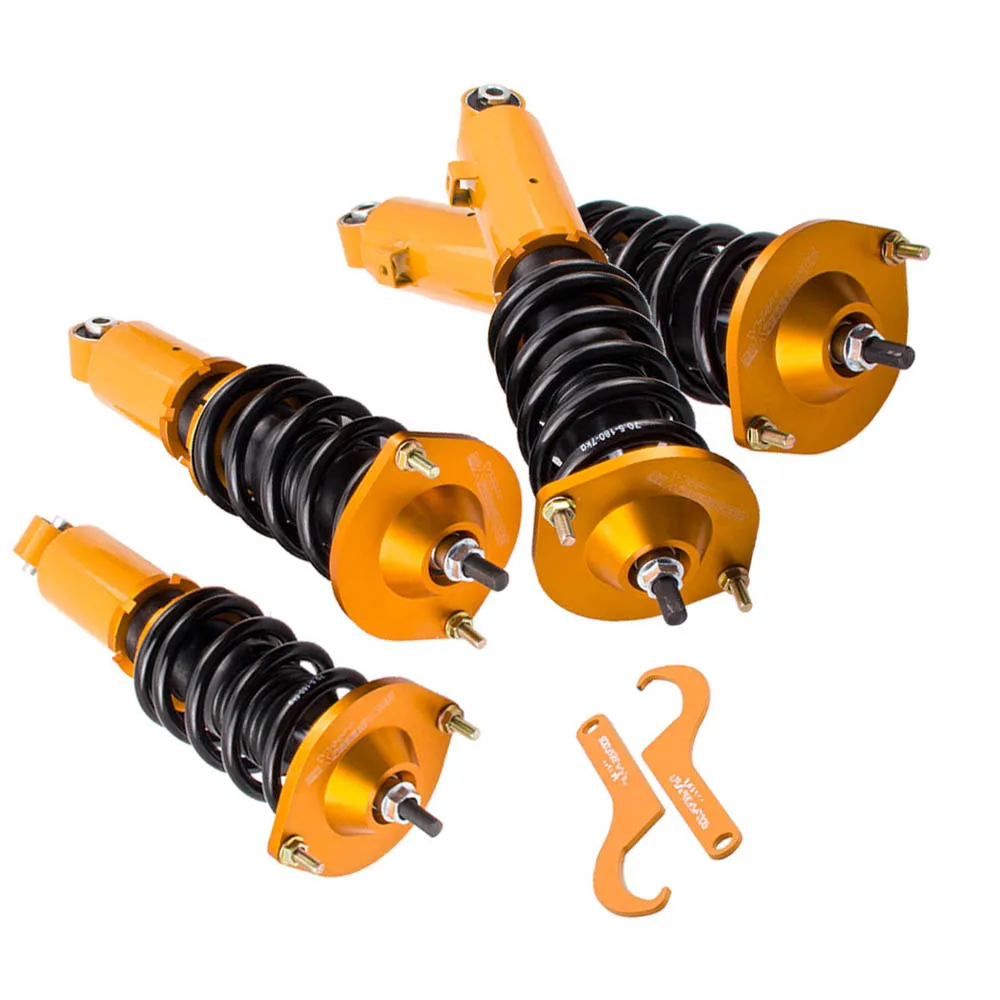 Катушки стойки для Mazda Miata MX5 MX-5 NA NB 89-05 высота Adj. Амортизатор Coilovers амортизатор силы Camber Plate передний задний
