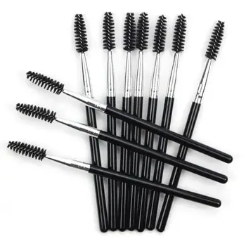 

10Pcs Eyelash Brushes Makeup Brushes Disposable Mascara Wands Applicator Black Eye Lashes Cosmetic Brush Makeup Tools TSLM1