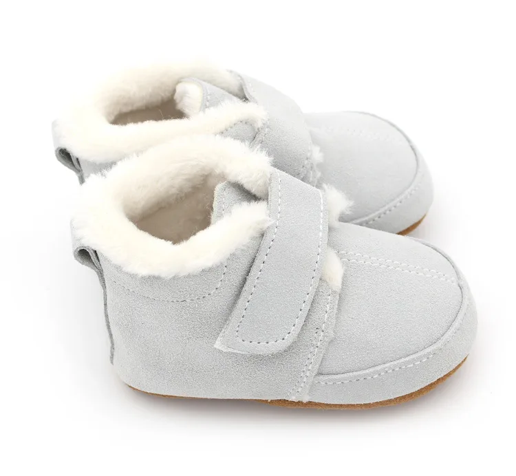 Dolakids/Новые теплые замшевые туфли из воловьей кожи для младенцев и малышей, мягкая кожаная обувь на мягкой подошве для малышей 0-24 месяцев