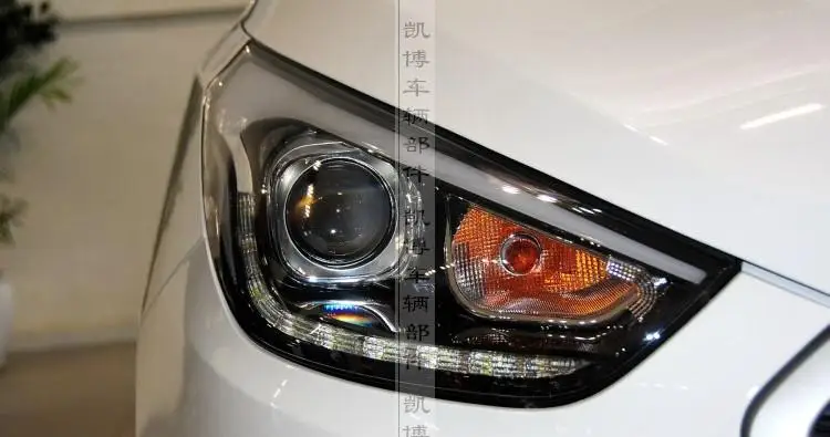 Для hyundai ix35 корпус фары 13-15 IX35 головной свет крышка прозрачное стекло фара маска в виде ракушки автозапчасти фара капот