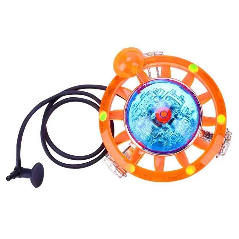 Ecological Aquarium Orange UFO Plant Exquisite Work Underwater Animation Pneumatic Decoration Aquarium Decor Accessories