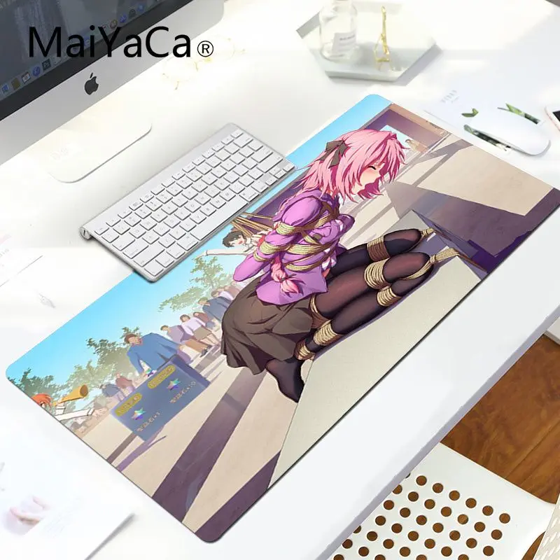 MaiYaCa дизайн astolfo аниме прочный резиновый коврик для мыши подставка для ноутбука игровой коврик для мыши - Цвет: LockEdge 30x80cm