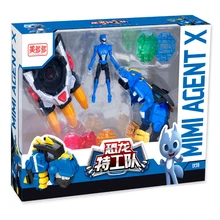 

MiniForce Transformation Updated Version Action Figure Toys Agent Toys X Volt Semey Air Force Toys For Boys Gifts Blue