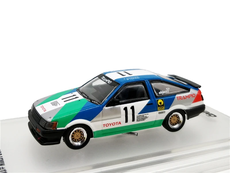 Toyota AE86 No11 1: 64 INNO64 Honda Civic Тип-R Fit Accord Mitsubishi EVO Toyota Corolla levin гонки литой модельный автомобиль - Цвет: Toyota AE86 No11