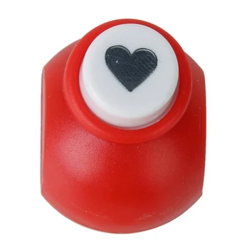 

Mini Paper Punch Scrapbooking Craft Heart Shape--Ran Color