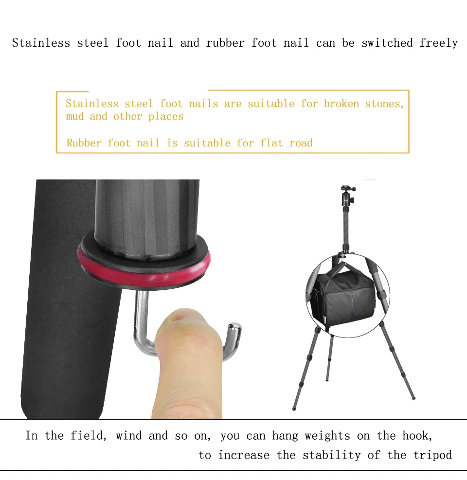 DIFUN GT-525A Tripode para Camara de Video Профессиональный стабильные зеркалки треугольная подставка с F-32A панорамной шаровой головкой