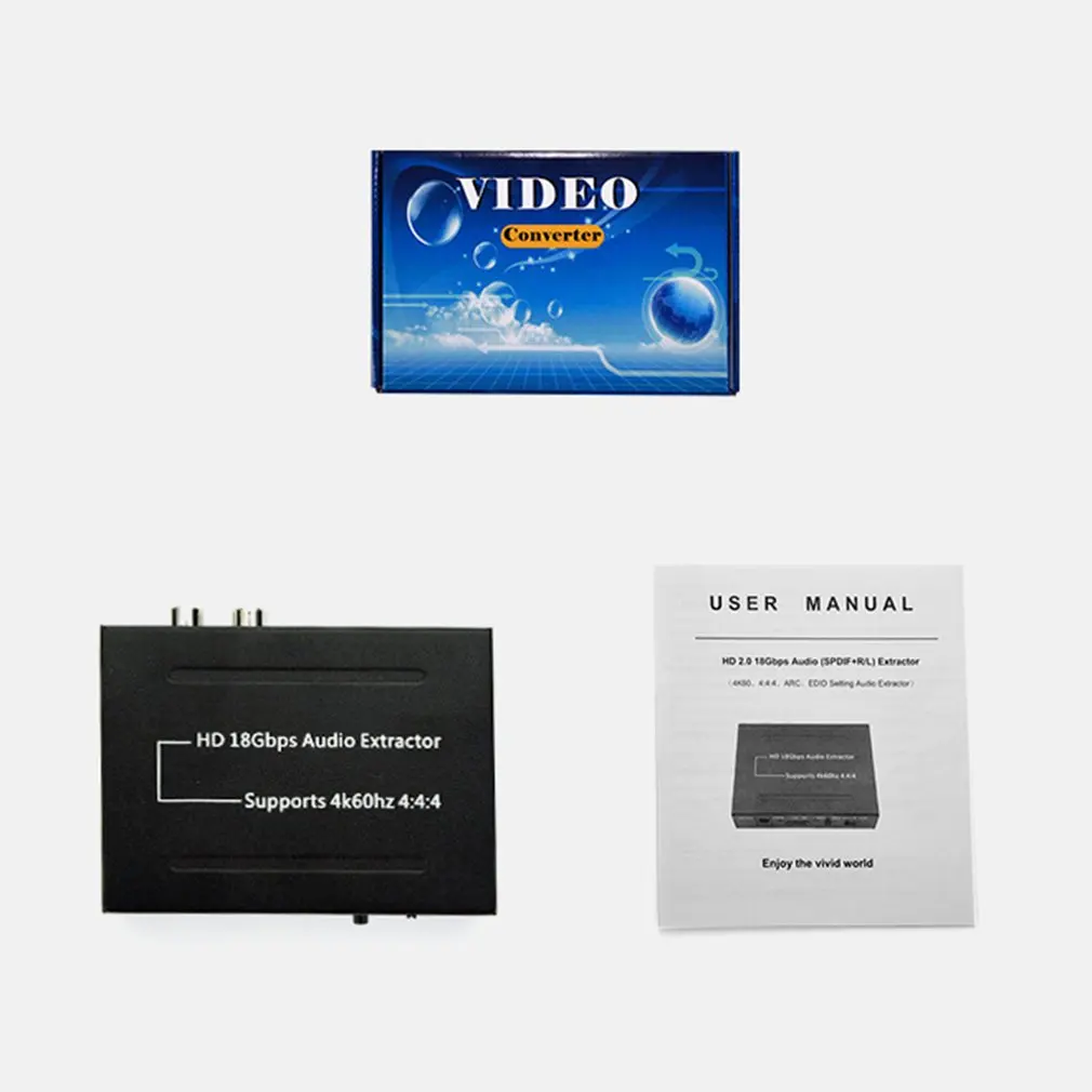  HD 2.0 18Gbps Audio (SPDIF + R/L) estrattore HDMI ARC Funzione HDMI A HDMI Con SPDIF Ottico RCA 2.0