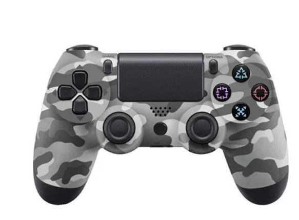Gray Camouflage Bluetooth беспроводной/проводной джойстик для PS4 контроллер подходит для mando ps4 консоли - Цвет: Gray Camouflage