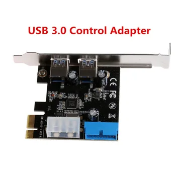

Computer Accessories PCI Express USB 3.0 2 Ports Front Panel With Control Adapter Card 20 Pin Expansion Card