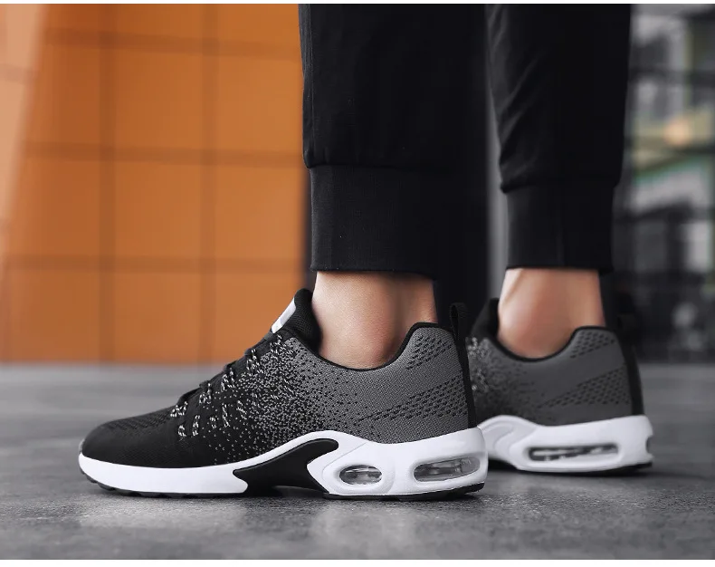 

MEN'S SHOES Spring Trendy Shoes Elevator Athletic Shoes Men's Korean-style Versatile Mesh Anti-slip Running Shoes Men's Couples