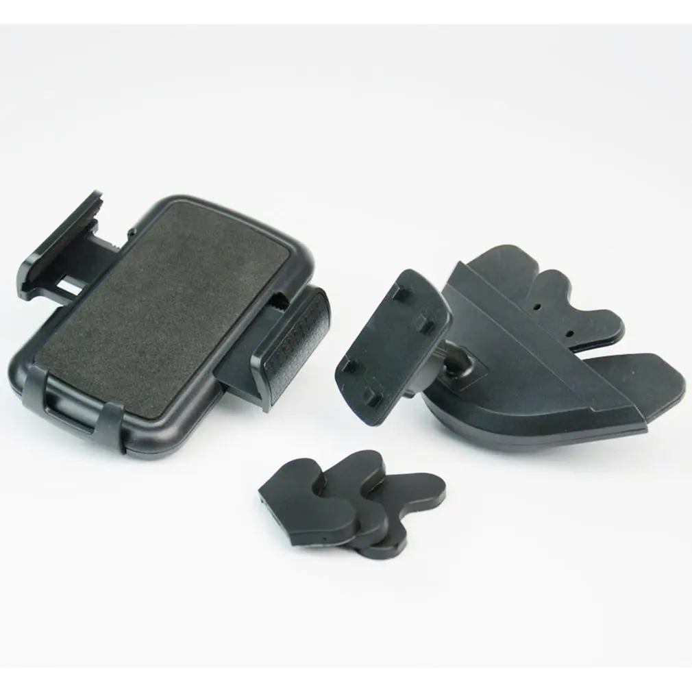 Car CD Mouth Mouned Phone Holder Vehicle Mobile Phone Bracket 360 Degrees Rotation GPS Stand for Device 3-5.7 Inches