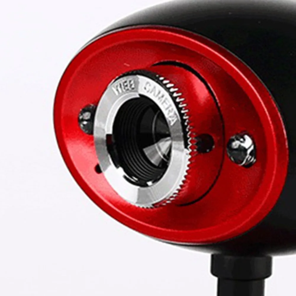 HD Web Camera Rotatable USB Computer Camera 12MP Video Recording Webcam with Microphone Clip-on Cam Support Night Vision
