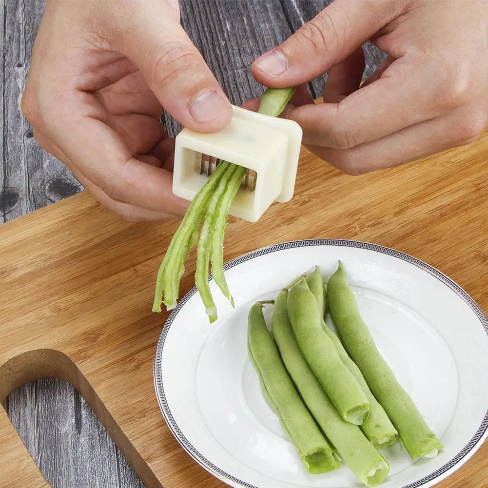 

1pc Avocado Slicer Bean Slicer Cutter Stainless Steel Tool Cutter Accessory Avocado Portable Home Vegetable Kitchen Slicer N4L8
