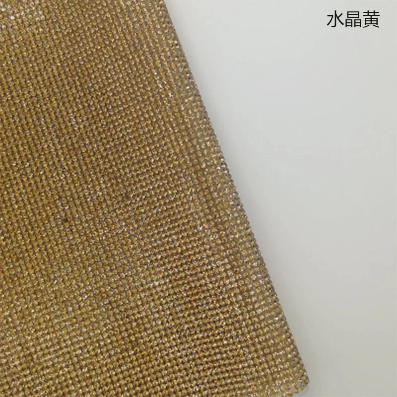Yomdid стекло Алмазная сетка DIY Аксессуары Одежда сумка для шляп украшения стразы отделка ленты DIY ремесло - Цвет: Yellow