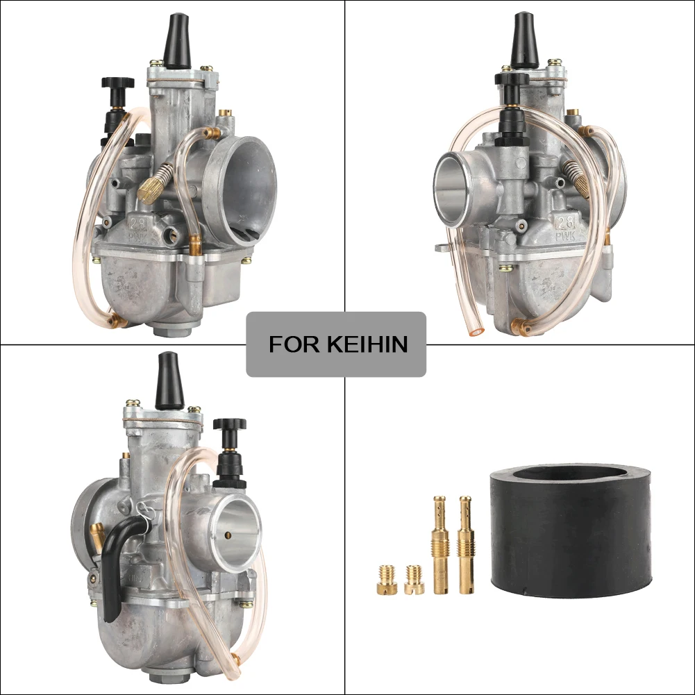 PWK 21 24 26 28 30 32 34mm Carburetor With Power Jet For Keihin OKO KOSO Dirt Bike ATV DIO JOG 2T 4T Motorcycle Carburetor Carb