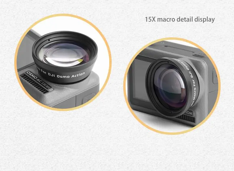 Аксессуары для экшн-камеры DJI OSMO, зеркальный объектив для экшн-камеры DJI OSMO, макро-объектив рыбий глаз R25