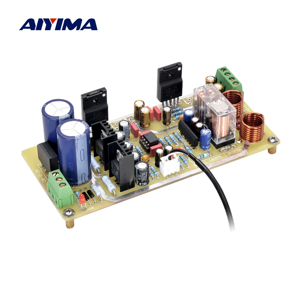 Усилитель мощности AIYIMA SK18752 аудио усилитель 30Wx2 Hi-Fi стерео с NE5532 OP совместимый LM1875