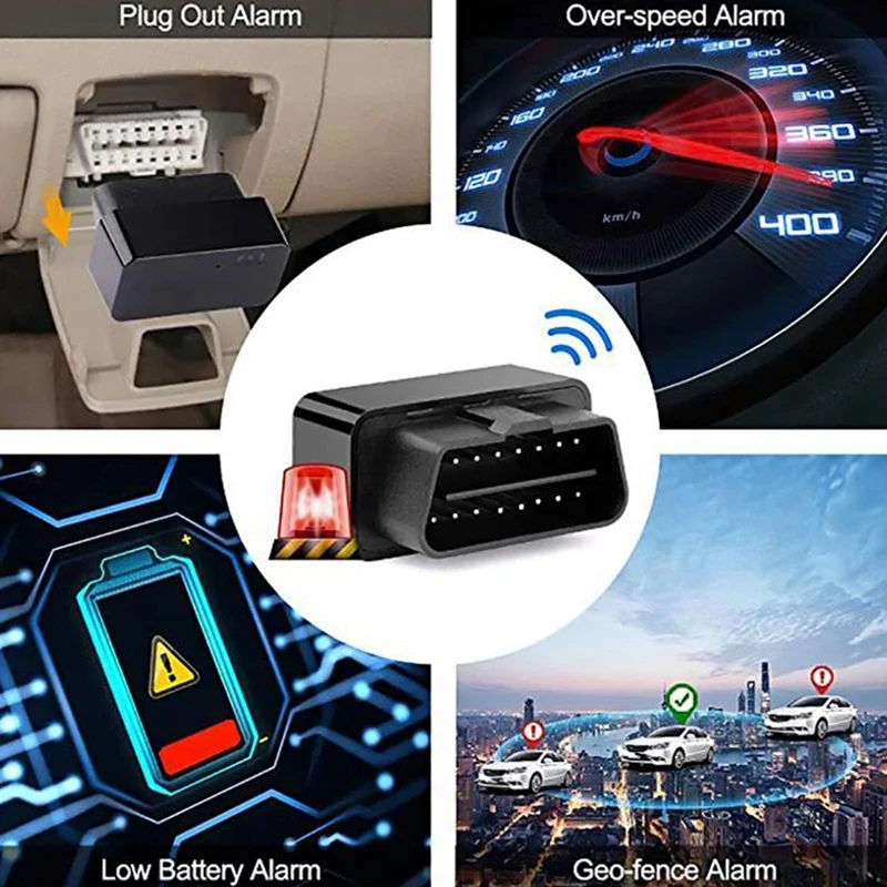 Автомобильный OBD gps-трекер Plug and Play автомобильный трекер obd gps-трекер автомобильный трекер локатор реального времени с Sos сигнализацией geo-забор бесплатное приложение