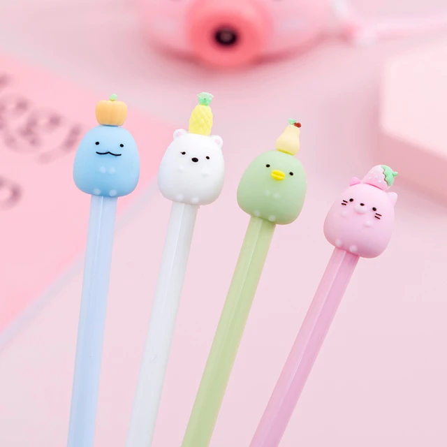 0.5mm Soft Silicone Gel Pen Cute Donut Pen Office Students Creative  Stationery Gift for Girls - AliExpress