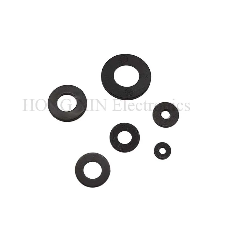 350Pcs Plastic Washer Black M2-M8/PCB Nylon Plastic Washer Bolt Assortment kit set With Box Gasket RingFastener Hardware