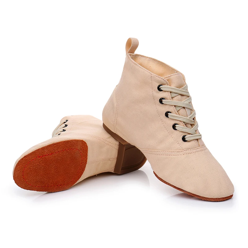 HROYL Jazz Dance Shoes Canvas Size EU34-45 Women Girls Ballroom Modern Tango Performance Practise Dancing shoes Wholesale 2