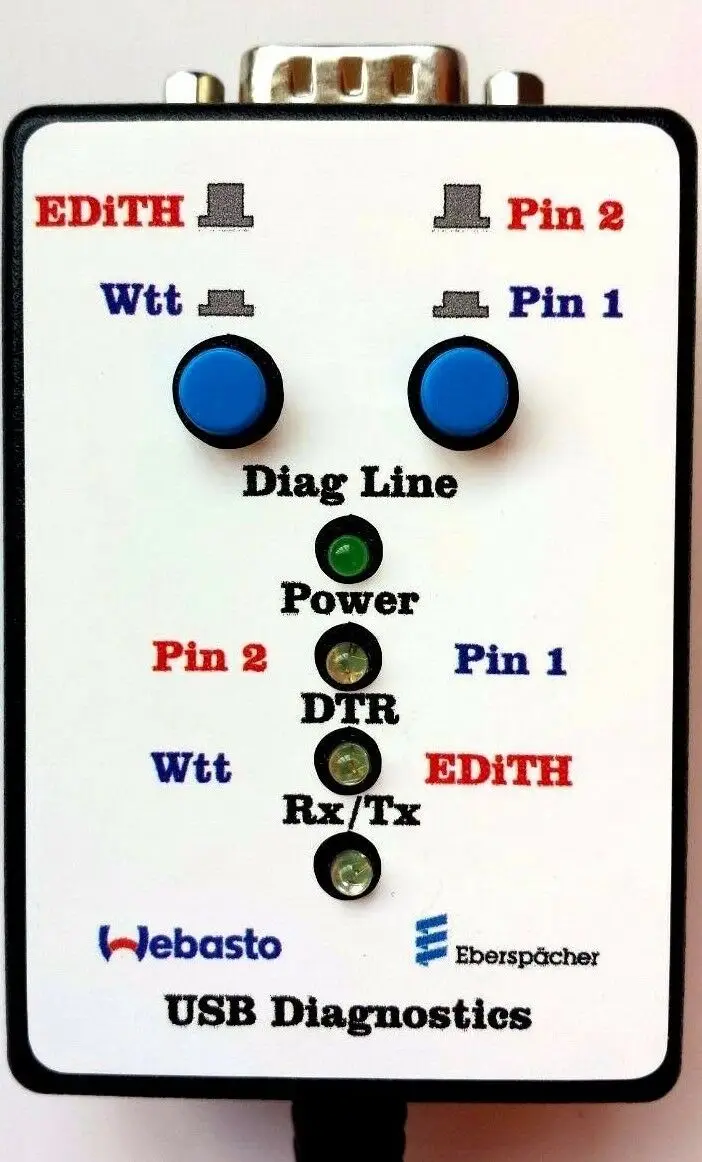 Диагностическое устройство нагревателя для Webasto Thermo Top C, E, P, S, T, V, Z& Eberspacher edith