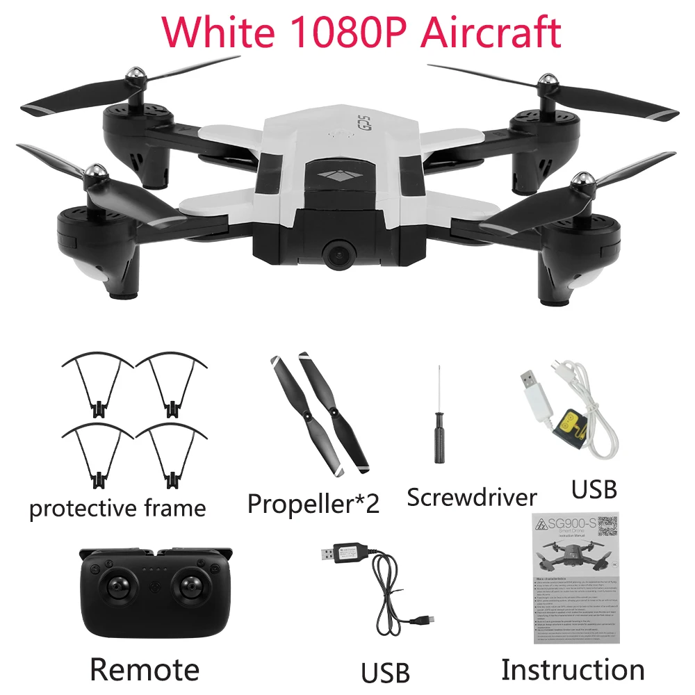 SG900-S FPV RC Дрон с камерой 720 P/1080 P Wifi FPV gps возврат домой складной Квадрокоптер с отслеживанием высоты Квадрокоптер - Цвет: Зеленый