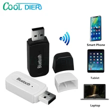Беспроводной usb-адаптер Bluetooth приемник A2DP ключ стерео музыкальный аудио приемник 3,5 мм разъем для автомобиля AUX Android/IOS мобильный телефон