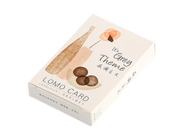 

52mmx80mm colorful bottle paper greeting card lomo card(1pack=28pieces)
