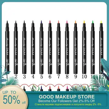 

Waterproof Liquid Long Lasting EyeLiner 12 colors Red Green yellow purple blue Eyeshadow Eyeliner Pen Tools Party Eye Make Up