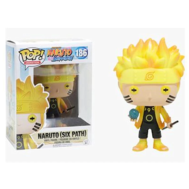 Funko POP Uzumaki Naruto Sasuke Movie Figure Anime Model Pvc Collection Toys for Children Christmas birthday Gift