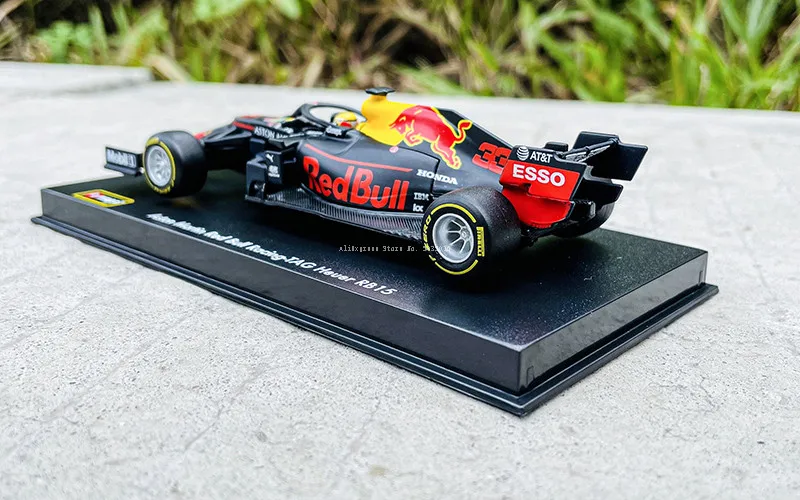 Bburago 1:43 2019 F1 Red Bull Racing RB15 33# Max Verstappen racing model simulation car model alloy car toy collection gift