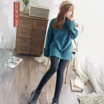 

Women Autumn Winter Leggings Plus Velvet Thickening Leggings Warm Palace Protection Waist Pants
