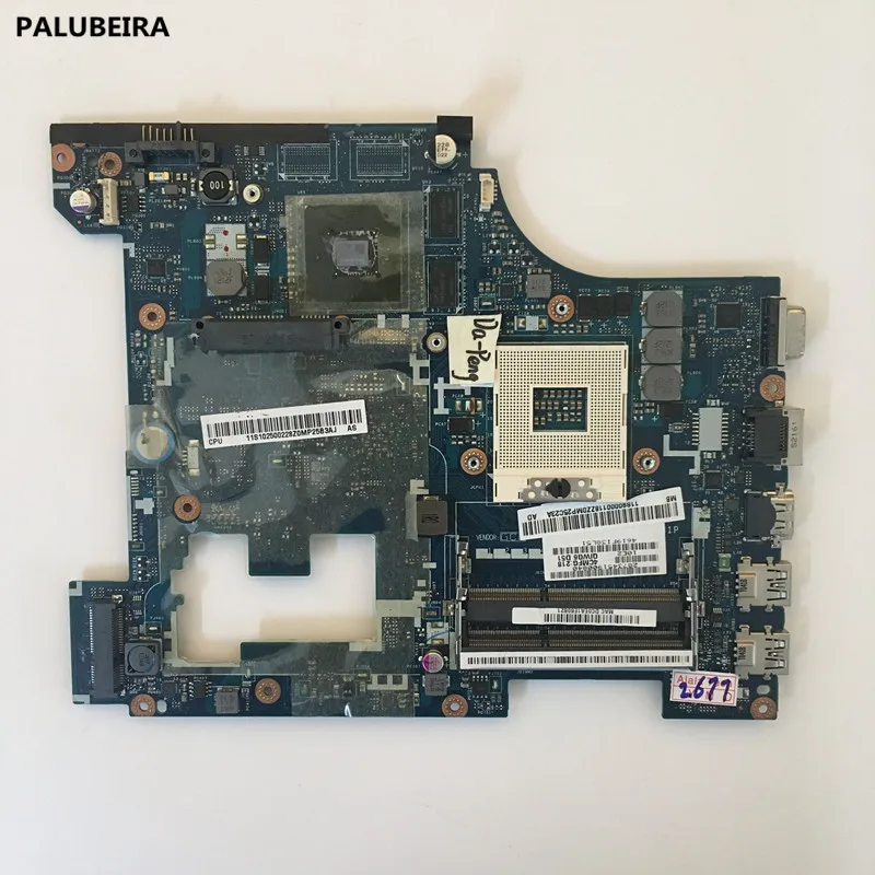 PALUBEIRA! Материнская плата для ноутбука Lenovo G580 QIWG5_G6_G9 LA-7981P с 4 видео памяти DDR3 разъем